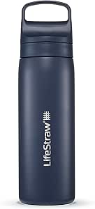 UltriStore – Boutique en ligne high-tech, maison & lifestyle à prix malin LifeStraw Go Series — 500ml Stainless Steel Filter Water Bottle for Travel and Everyday Use Eliminates Bacteria, Parasites and Microplastics, Improves Taste, Aegean Sea (Blue)