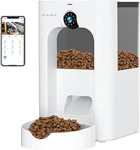 UltriStore – Boutique en ligne high-tech, maison & lifestyle à prix malin Automatic Cat Food Dispenser with Surveillance Camera, 4L Cat Food Dispenser, Laser Toy, Personalized Food Program, 15S Voice Recording