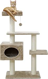 UltriStore – Boutique en ligne high-tech, maison & lifestyle à prix malin Kerbl Pet Emmy Cat Tree Beige 133 cm